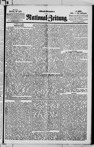 National-Zeitung vom 24.07.1891
