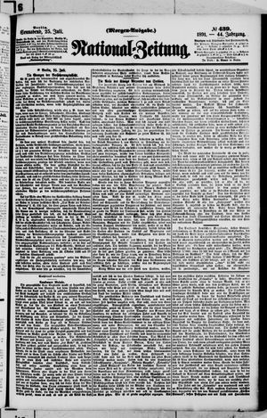 National-Zeitung vom 25.07.1891