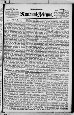 National-Zeitung vom 25.07.1891