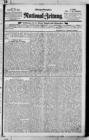 National-Zeitung vom 26.07.1891