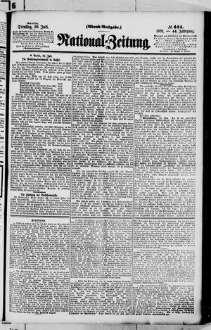 National-Zeitung vom 28.07.1891