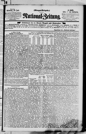 National-Zeitung vom 29.07.1891