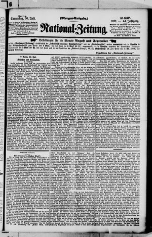 National-Zeitung vom 30.07.1891