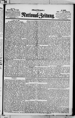 National-Zeitung vom 30.07.1891