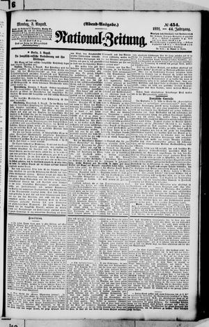 National-Zeitung vom 03.08.1891