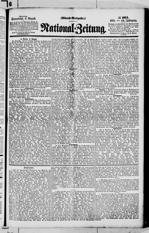 National-Zeitung vom 08.08.1891