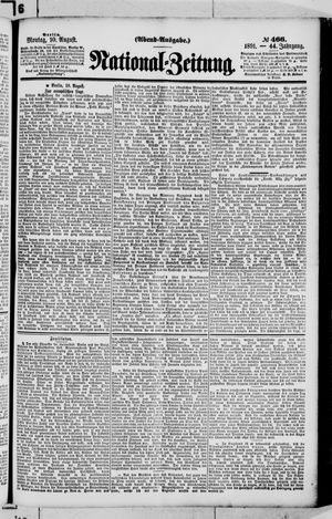 National-Zeitung vom 10.08.1891
