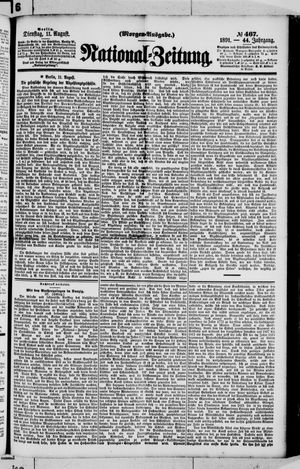 National-Zeitung vom 11.08.1891