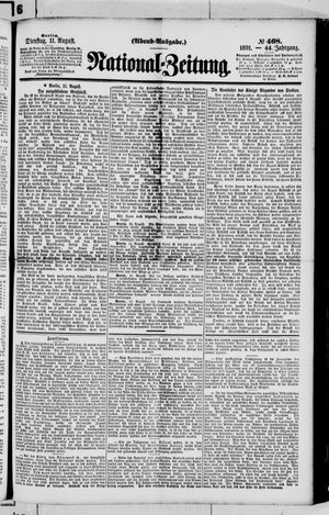 National-Zeitung vom 11.08.1891