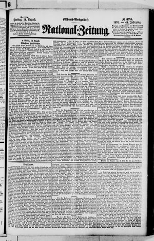 National-Zeitung vom 14.08.1891