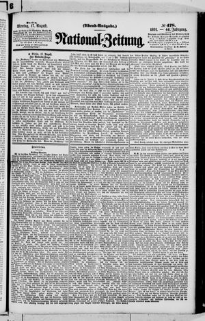 National-Zeitung on Aug 17, 1891