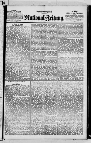 National-Zeitung vom 24.08.1891
