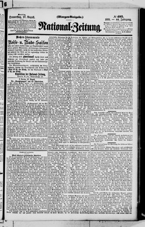 National-Zeitung vom 27.08.1891