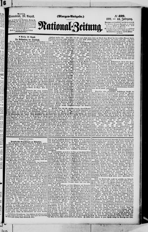 National-Zeitung vom 29.08.1891