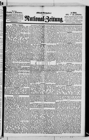 National-Zeitung vom 01.09.1891