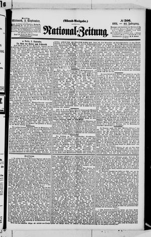 National-Zeitung vom 02.09.1891