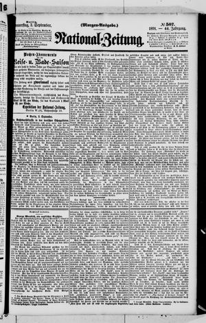 National-Zeitung on Sep 3, 1891