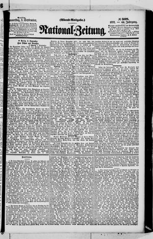 National-Zeitung on Sep 3, 1891
