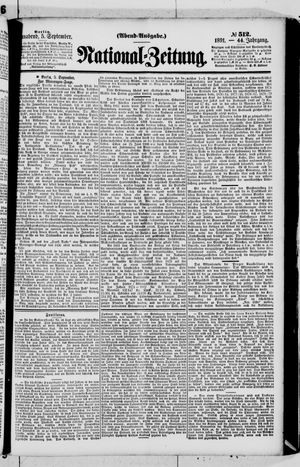 National-Zeitung vom 05.09.1891