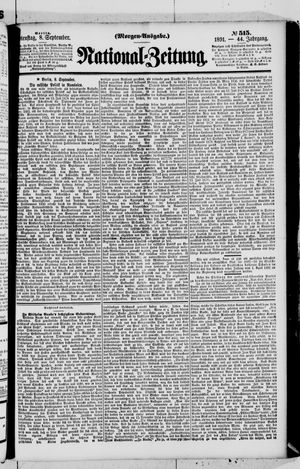 National-Zeitung vom 08.09.1891