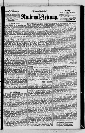 National-Zeitung vom 09.09.1891