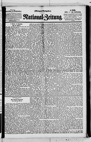 National-Zeitung vom 10.09.1891