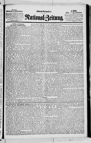 National-Zeitung vom 16.09.1891