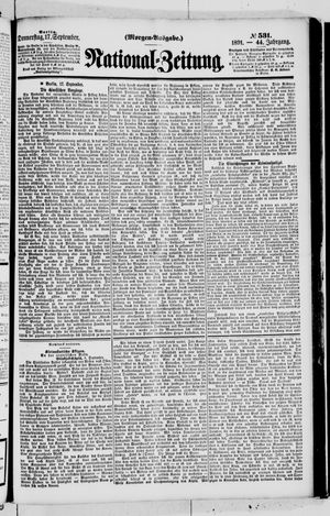 National-Zeitung vom 17.09.1891