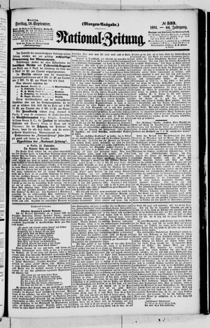National-Zeitung vom 18.09.1891