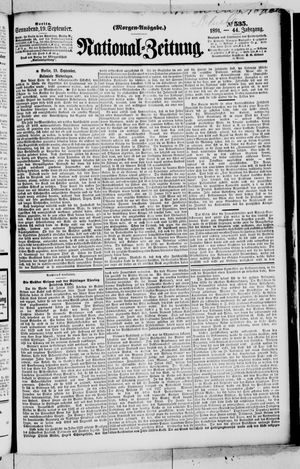 National-Zeitung vom 19.09.1891