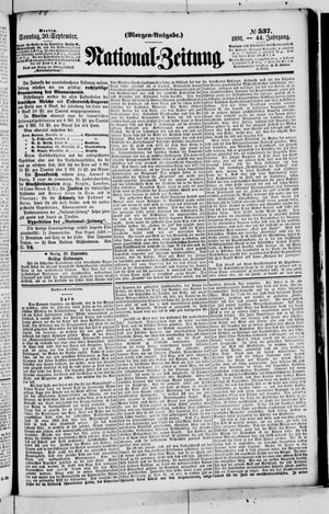 National-Zeitung vom 20.09.1891