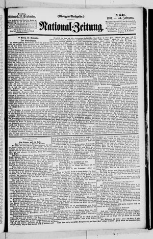 National-Zeitung vom 23.09.1891