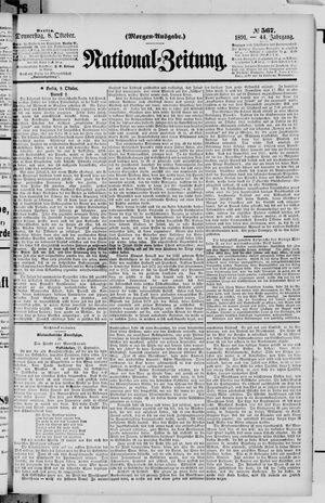 National-Zeitung vom 08.10.1891