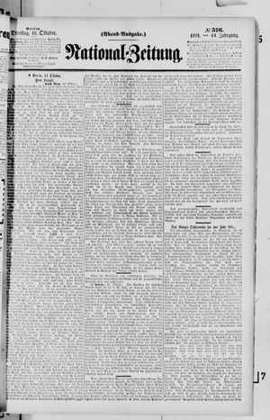 National-Zeitung vom 13.10.1891