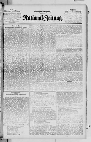 National-Zeitung vom 14.10.1891