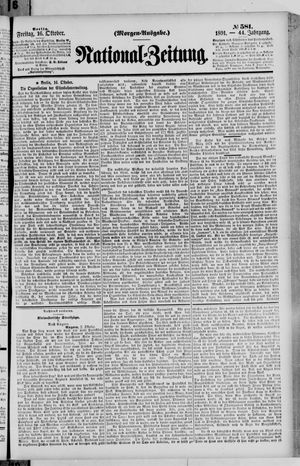 National-Zeitung vom 16.10.1891