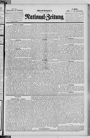 National-Zeitung vom 17.10.1891