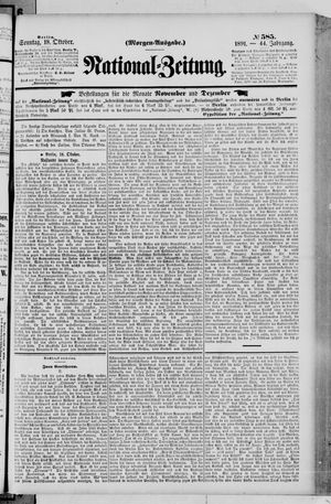 National-Zeitung vom 18.10.1891