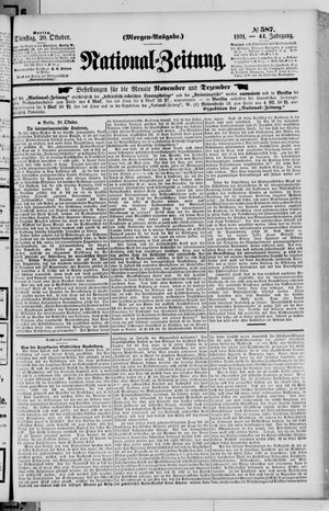 National-Zeitung vom 20.10.1891