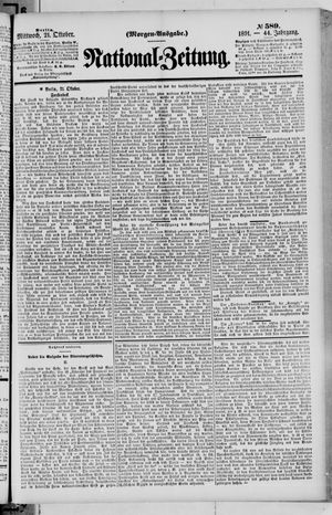National-Zeitung vom 21.10.1891