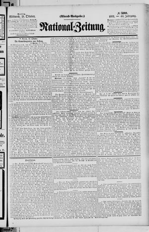 National-Zeitung vom 21.10.1891