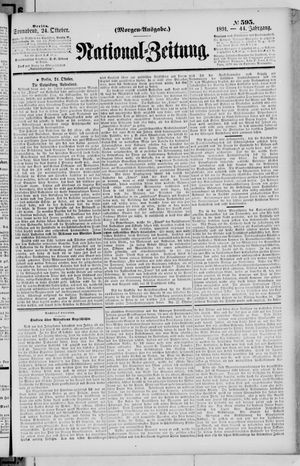 National-Zeitung vom 24.10.1891