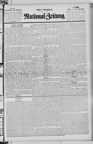 National-Zeitung vom 24.10.1891