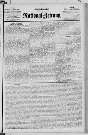 National-Zeitung vom 02.11.1891