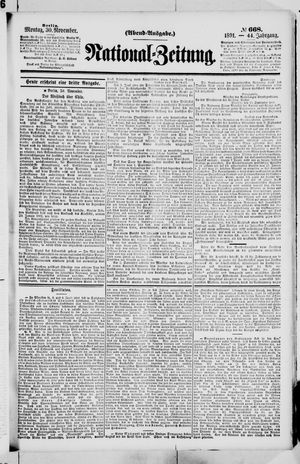 National-Zeitung on Nov 30, 1891