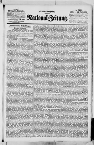 National-Zeitung on Nov 30, 1891
