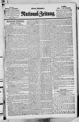 National-Zeitung vom 04.12.1891