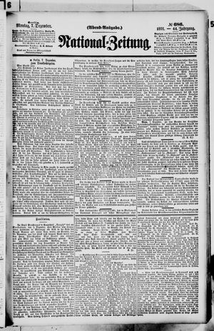 National-Zeitung vom 07.12.1891