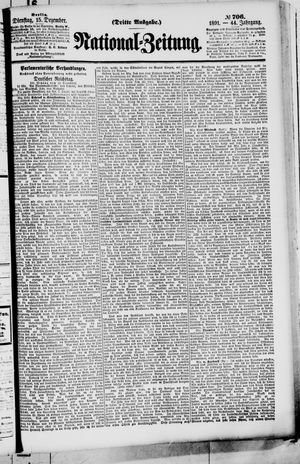 National-Zeitung vom 15.12.1891
