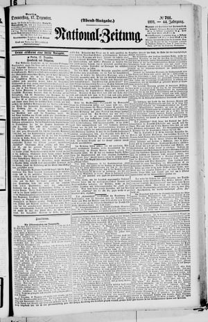 National-Zeitung vom 17.12.1891